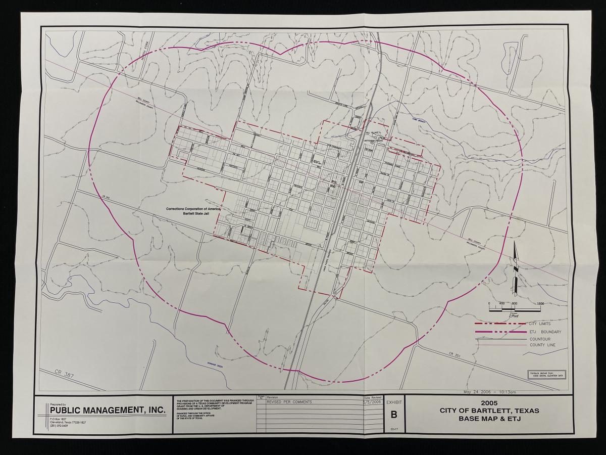 Comprehensive Plan - Exhibit B - Base Map and ETJ - 2005