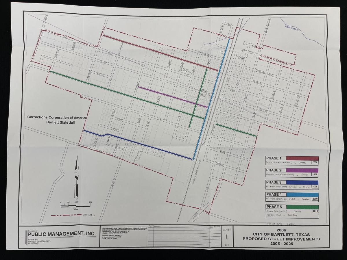 Comprehensive Plan - Exhibit I - Proposed Street Improvements 2005 - 2025