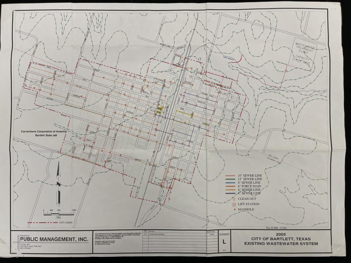 Comprehensive Plan - Exhibit L - Existing Wastewater System