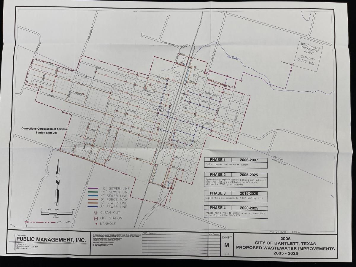 Comprehensive Plan - Exhibit M - Proposed Wastewater Improvements 2005 - 2025