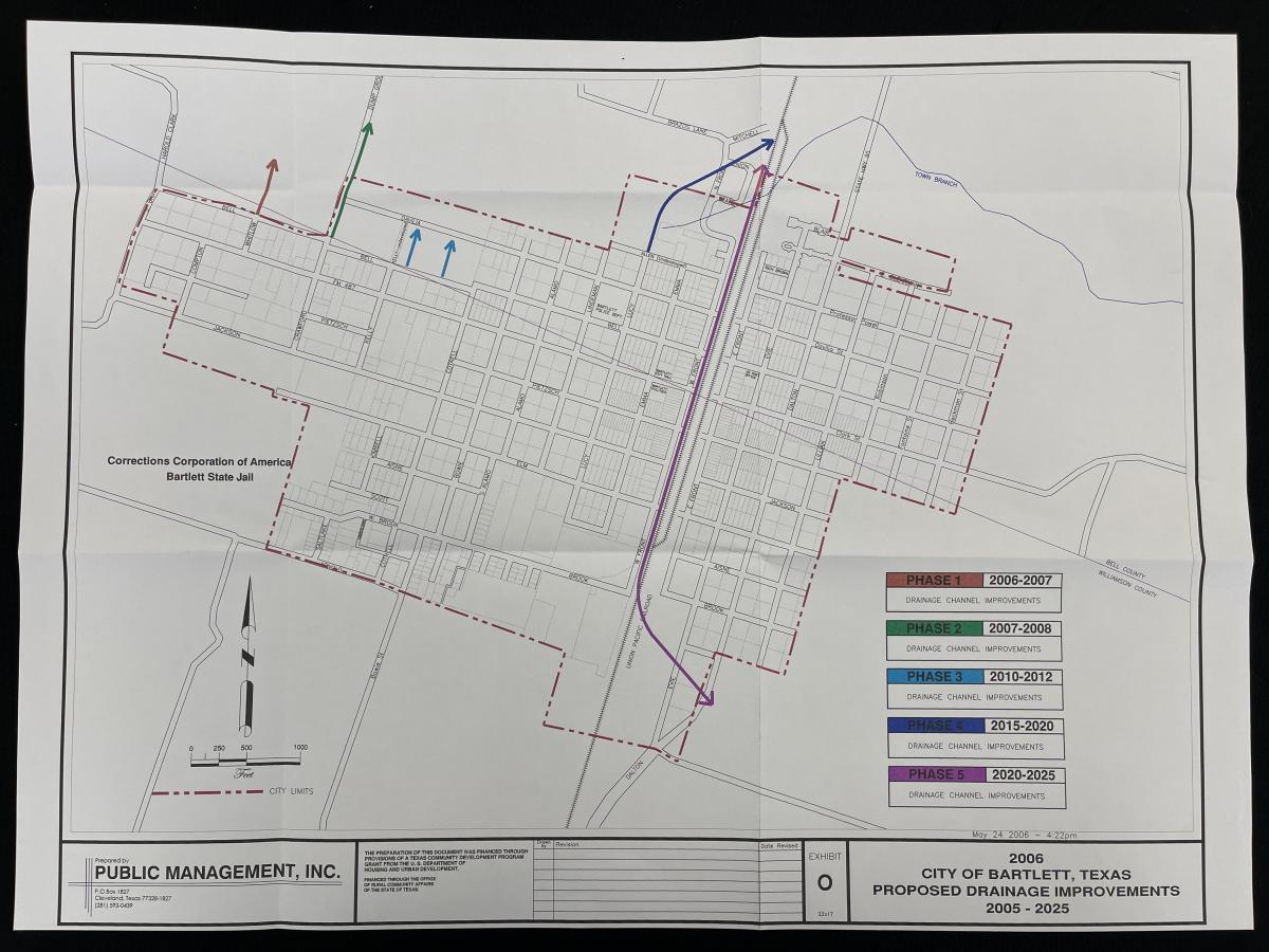 Comprehensive Plan - Exhibit O - Proposed Drainage Improvements 2005 - 2025