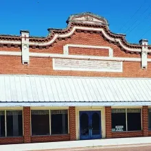 Commercial red building